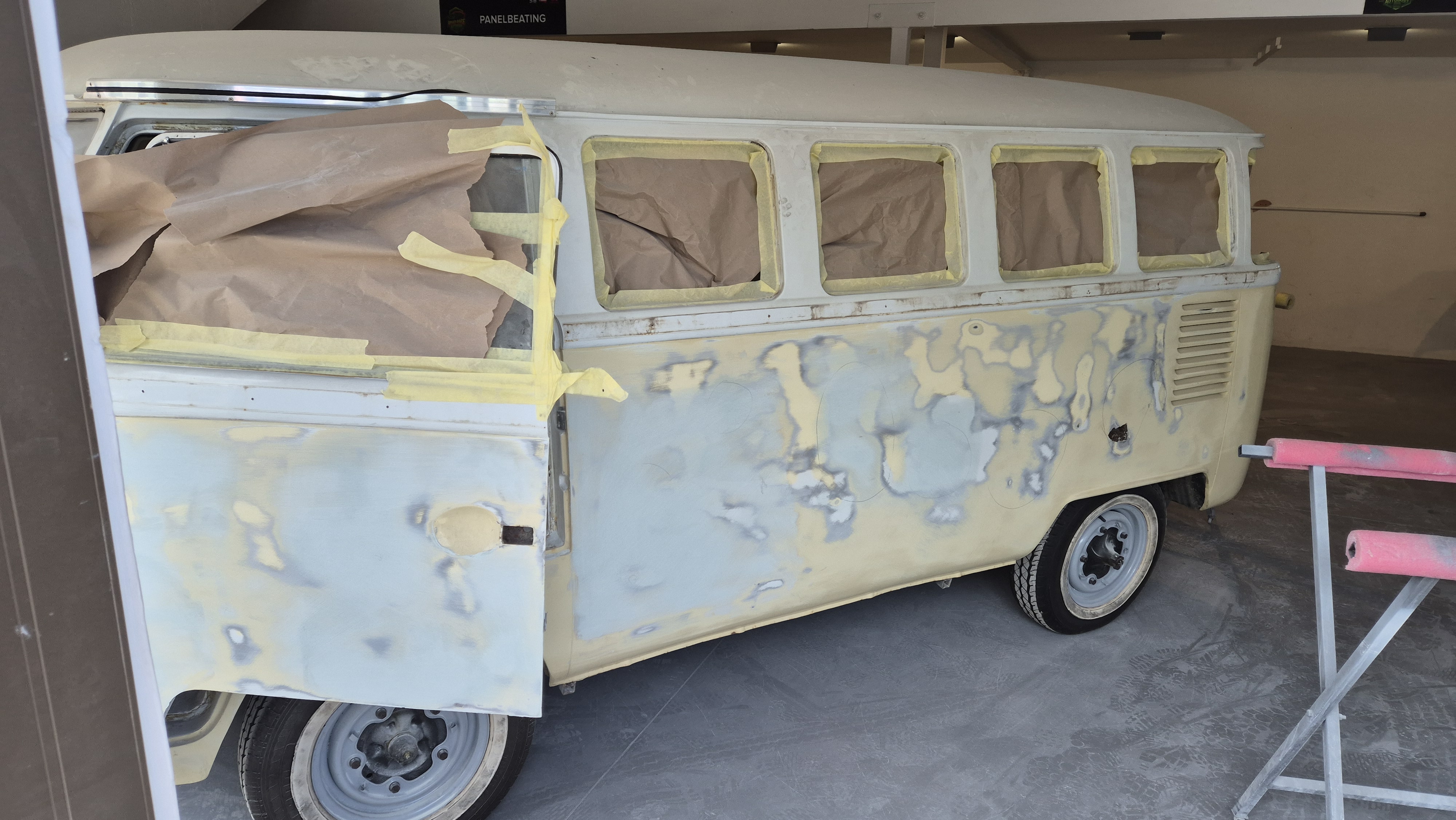 VW Split Window Completed